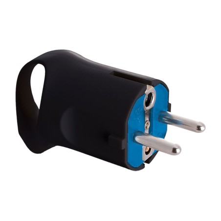 schuko-stecker mit ausziehring 16 a 250 v 4,8 mm