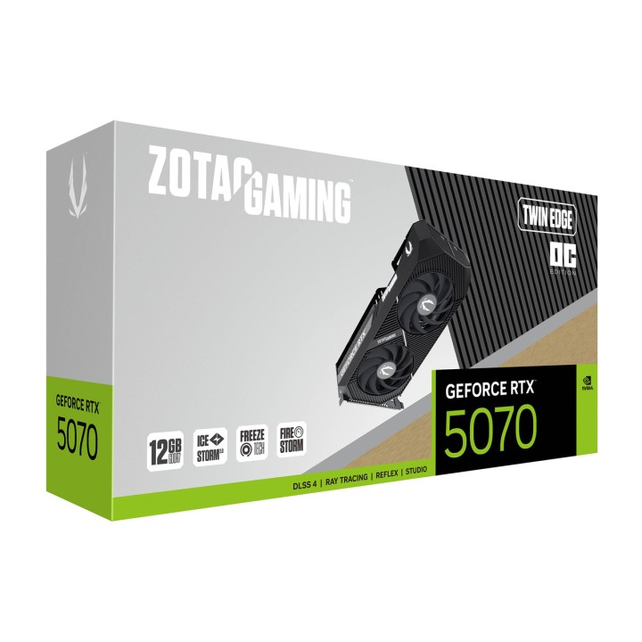 ZOTAC Grafikkort til gaming GEFORCE-RTX 5070-TWIN EDGE OC