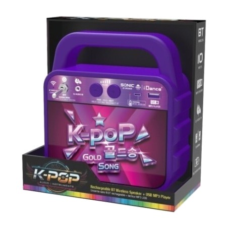 altoparlante bluetooth portatile con maniglia, modello assortito idance-kpop-sonic 1
