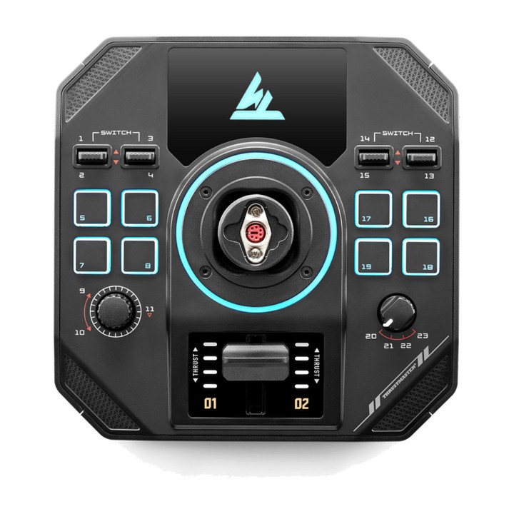 THRUSTMASTER Joystick and throttle for flight simulation