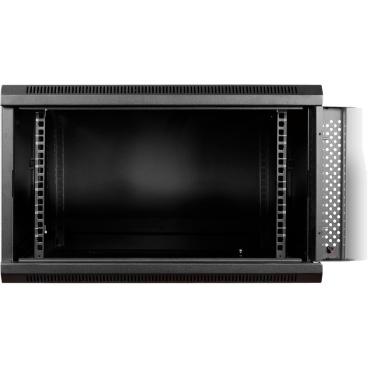 PHASAK Armario rack premontado con puerta acristalada para montaje en pared 19" 9U 600X600MM PHO-3109 MGS0000034610