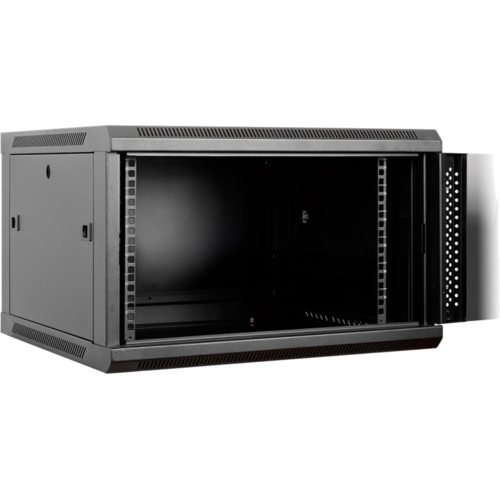 PHASAK Armario rack premontado con puerta acristalada para montaje en pared 19" 9U 600X600MM PHO-3109 MGS0000034610