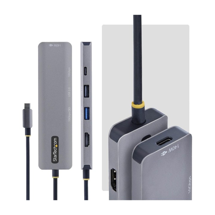 STARTECH.COM USB-C multiportadapter 5-i-1 til bærbar