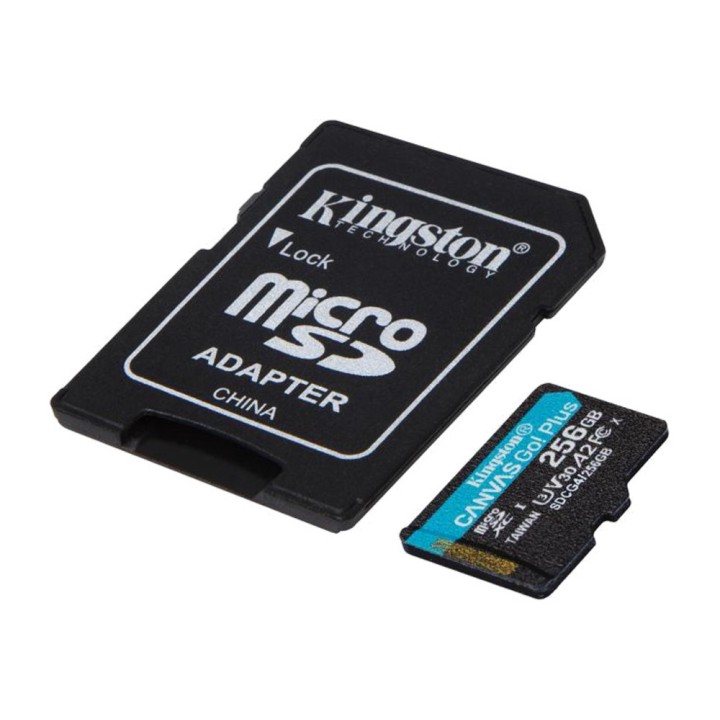 KINGSTON microSDXC-hukommelseskort med SD-adapter CANVAS GO