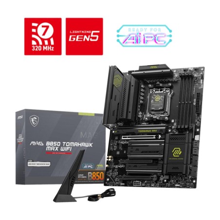 placa base atx mag b850-tomahawk max-wifi am5