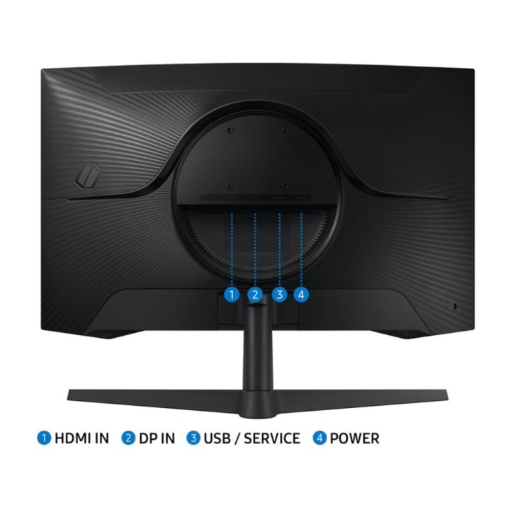 SAMSUNG Ívelt gaming monitor PC-hez ODYSSEY-G5 G55C 27" QHD