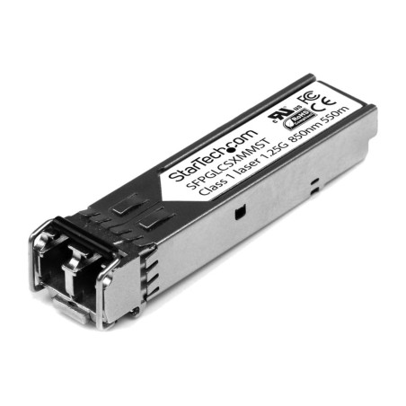 módulo transceptor sfp de fibra óptica multimodo compatible con cisco sfpglcsxmmst-1000base-sx 850nm 550m