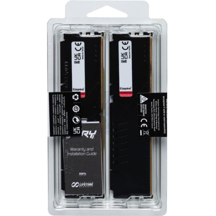 KINGSTON Kit de memoria RAM DIMM para PC de sobremesa FURY BEAST DDR5-6000 32GB 2X16GB CL30 DSP0000038608