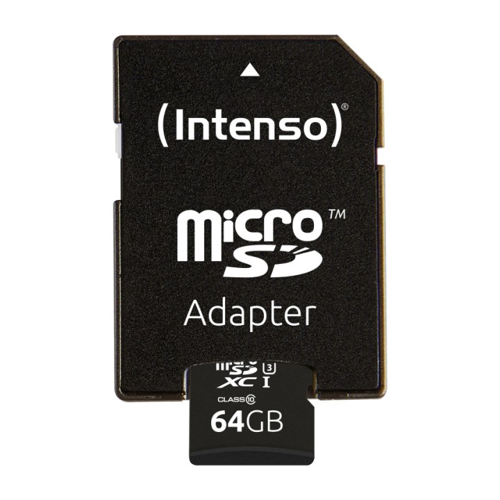 INTENSO Carte mémoire microSDXC UHS-I PROFESSIONAL-CLASE 10