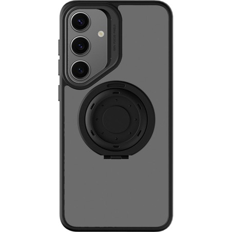 funda de teléfono con anclaje para soporte quick-launch pro samsung galaxy s25 plus
