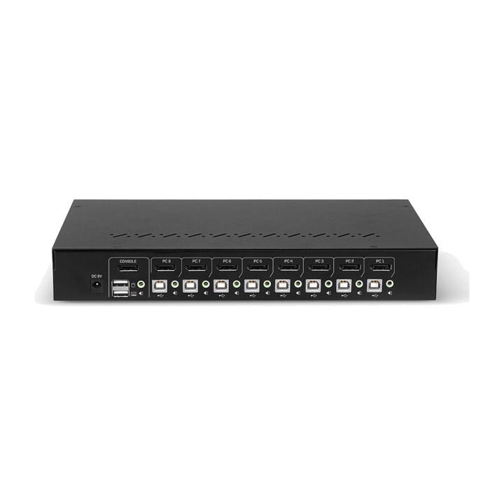 LINDY Μεταγωγέας KVM 8 θυρών DISPLAYPORT-1.2-USB 2.0 4K