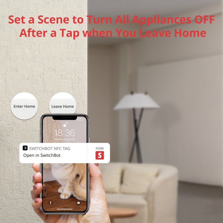 SWITCHBOT NFC tag for smart home automation SMART TAG