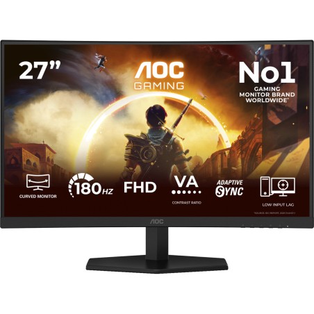 monitor gaming curvo agon c27g42fe 27" full hd