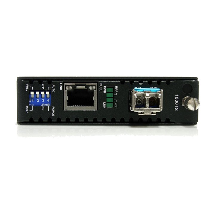 STARTECH.COM Conversor de medios Gigabit Ethernet a fibra óptica multimodo ET91000LC2 LC 850NM 550M DSP0000043616