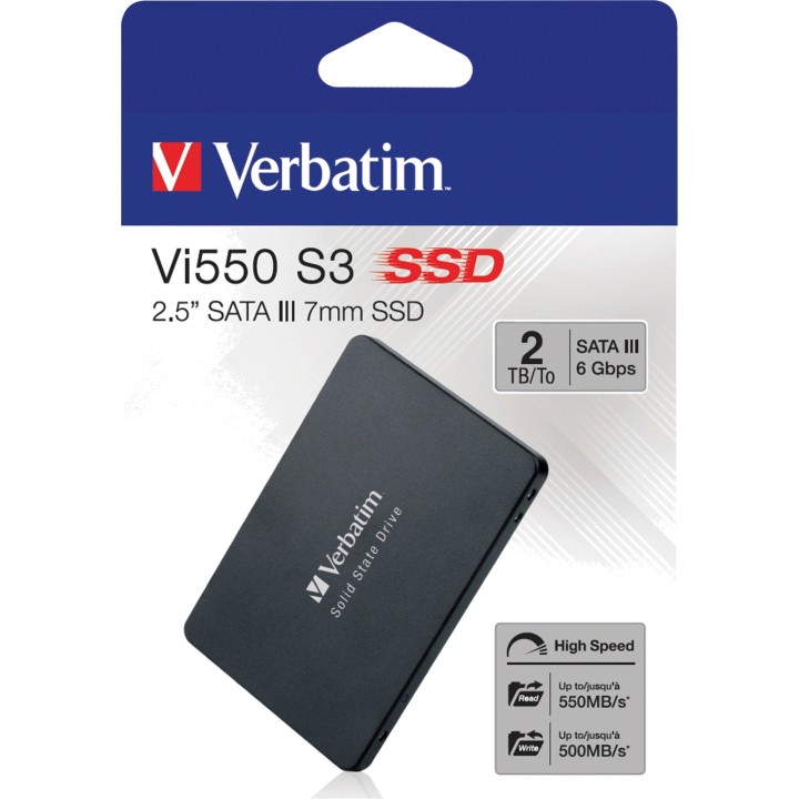 VERBATIM SSD SATA intern VI550 S3 2,5" 2TB 1907793