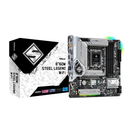 placa base micro atx b760m steel legend-wifi lga1700