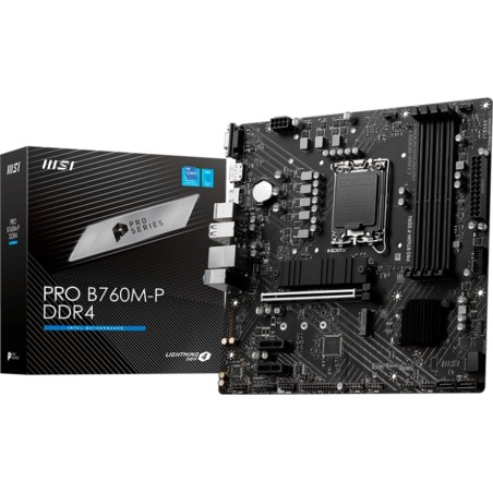 placa base micro atx pro b760m-p ddr4 lga1700