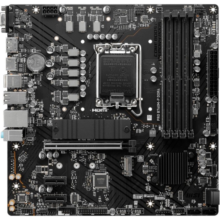 MSI Micro-ATX-Mainboard PRO B760M-P DDR4 LGA1700 1888071