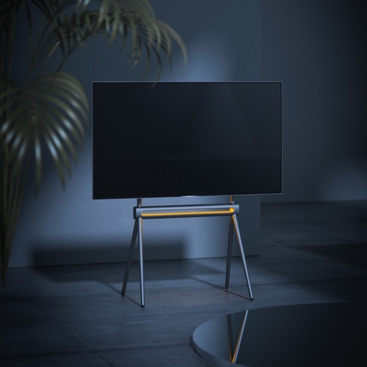 HAGOR Easel-style floor stand for display ELIA STUDIO-SHINE