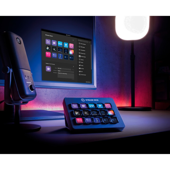 ELGATO Programirljiva nadzorna plošča z LCD-tipkami STREAM