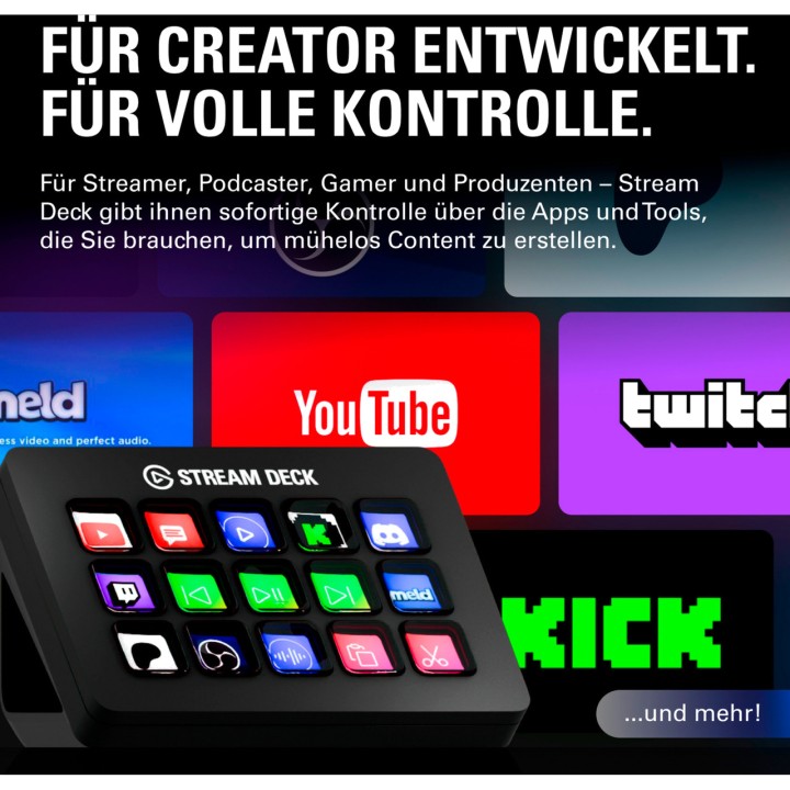 ELGATO Panneau de commande programmable avec touches LCD