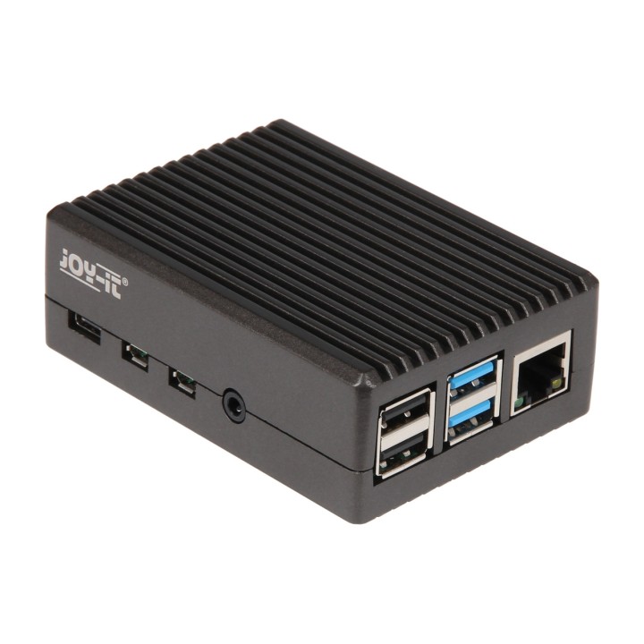 JOY-IT Kabinet af aluminium til minicomputer RASPBERRY-PI 4