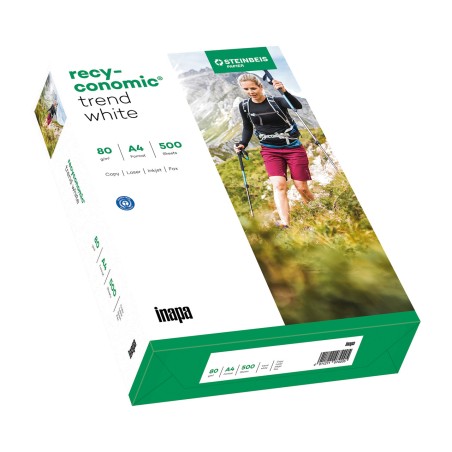 recycled printer paper recyconomic-trend a4 80g 500-hojas