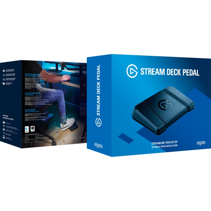 ELGATO Programmerbar fotpedal för streaming STREAM