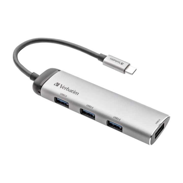 VERBATIM 4 portos USB-C hub 3.2 GEN1 0,15M 49147 1770012