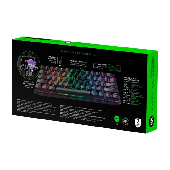 RAZER Tastatură optică compactă pentru gaming