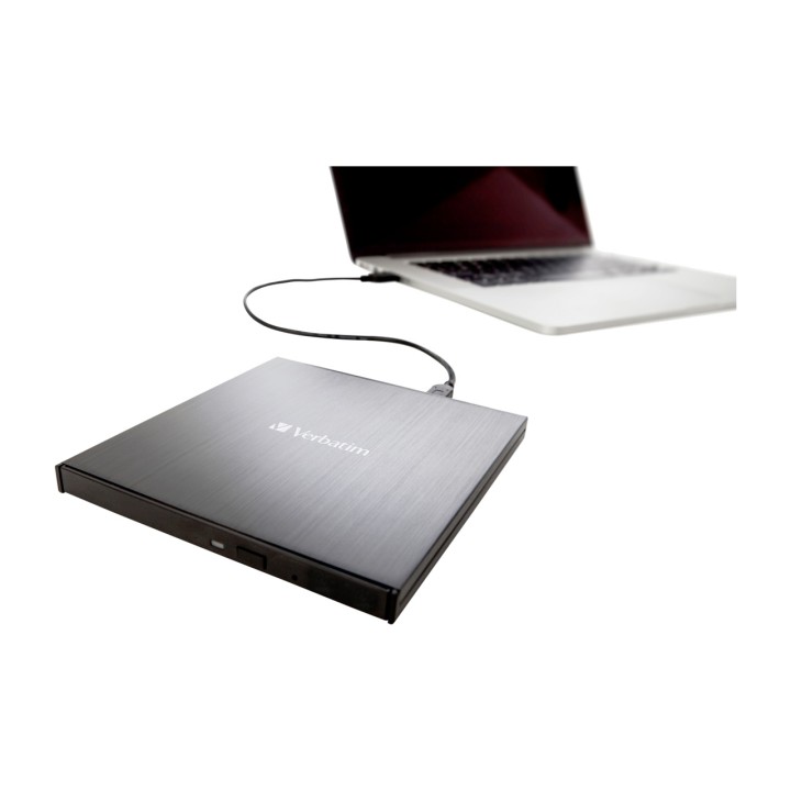 VERBATIM Externí DVD vypalovačka SLIM-USB-C-3.2 GEN1 43886