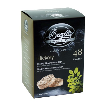 dřevěné puky hickory do udírny bisquettes-48 uds bthc48