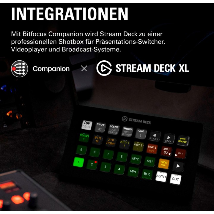 ELGATO Programmierbares Bedienfeld mit LCD-Tasten STREAM