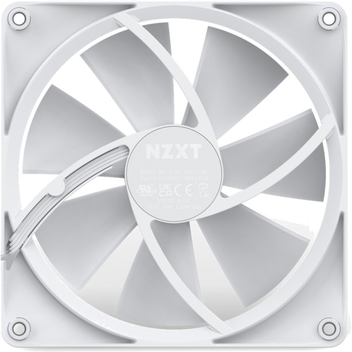 NZXT Ventilator pentru carcasă PC cu iluminare F140-RGB