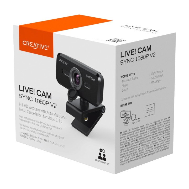 CREATIVE Webcam Full HD con microfono LIVE CAM SYNC 1080P V2