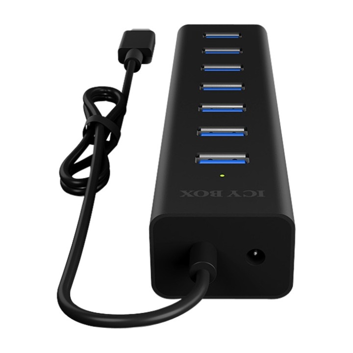 ICY BOX Hub USB-C cu 7 porturi IB-HUB1700-C3 3.2 GEN1 5GBPS