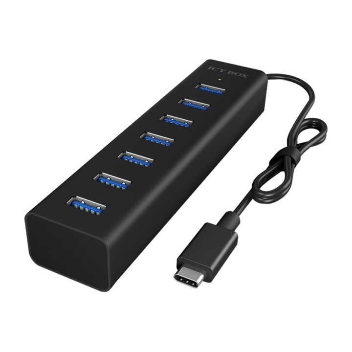 ICY BOX 7-ports USB-C-hub IB-HUB1700-C3 3.2 GEN1 5GBPS
