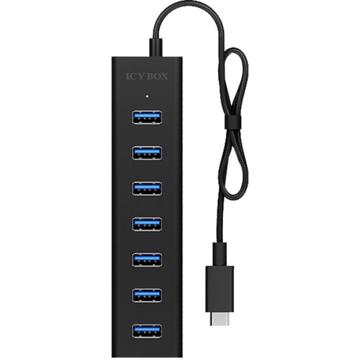 ICY BOX Hub USB-C cu 7 porturi IB-HUB1700-C3 3.2 GEN1 5GBPS