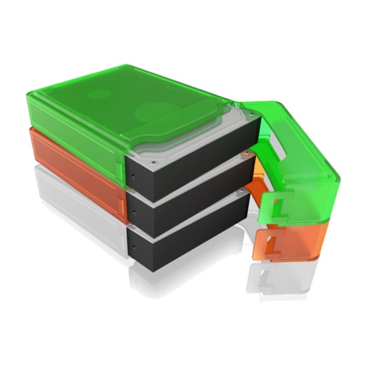ICY BOX Skyddsfodral för hårddisk IB-AC602B-6 3,5" 6 UDS