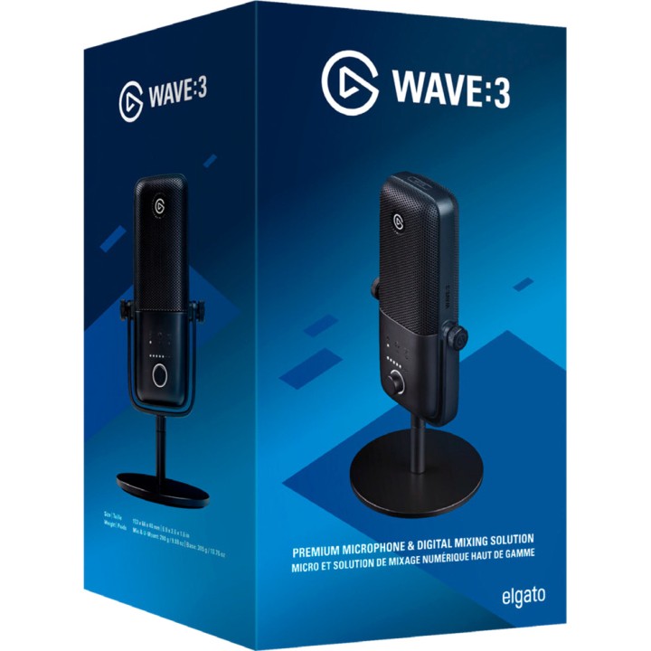 ELGATO USB condenser microphone WAVE 3 10MAB9901 1644055