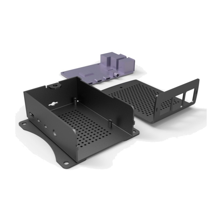 JOY-IT Aluminiumhölje med VESA-fäste RASPBERRY-PI 4 B