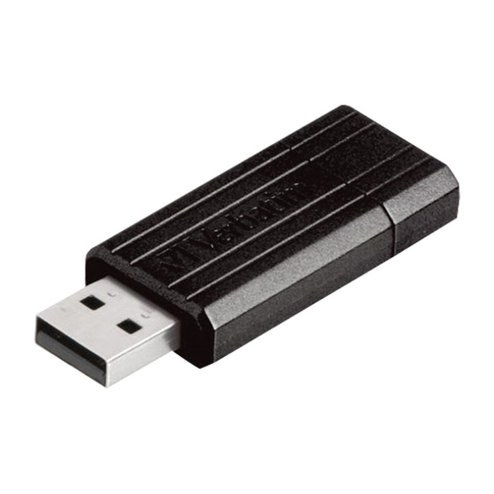 VERBATIM Chiavetta USB retrattile PINSTRIPE-2.0 64GB 1058026