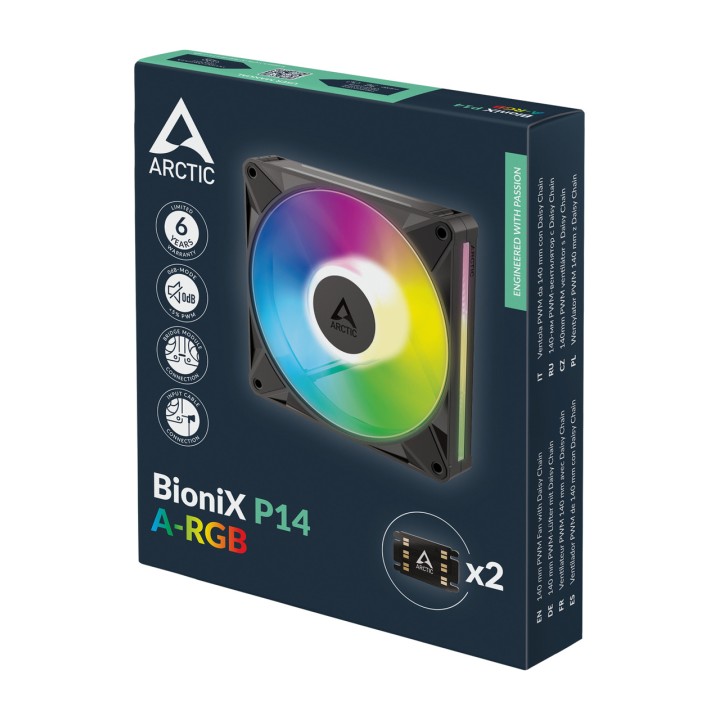 ARCTIC Ventilador de caja de PC BIONIX-P14 A-RGB 140MM 100216584VAR