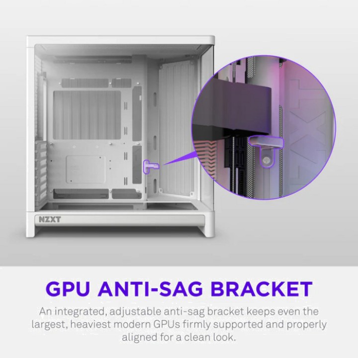 NZXT Caixa de PC semi-torre com vidro temperado H6 2026