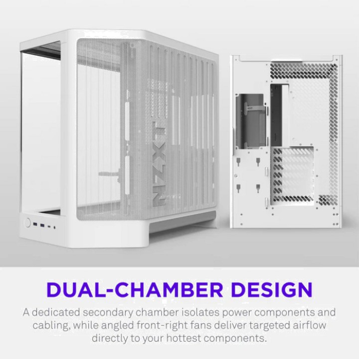 NZXT Caja de PC semitorre con cristal templado H6 2026 100199282VAR