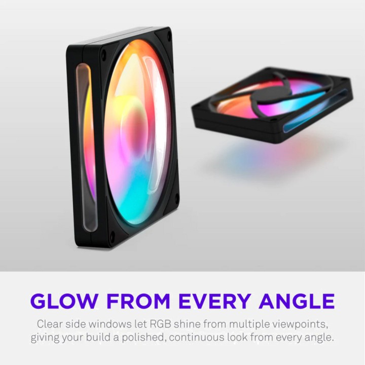NZXT Ventilador de caja de PC con iluminación F140-RGB 140MM RF-R214S 100206890VAR