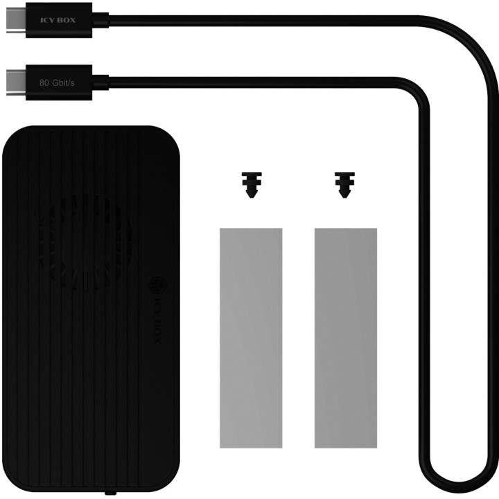 ICY BOX Εξωτερική θήκη για SSD M.2 NVMe DIAMOND-CASE 1980
