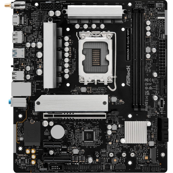 ASROCK Micro ATX motherboard B860M-X GEN5-WIFI LGA1851