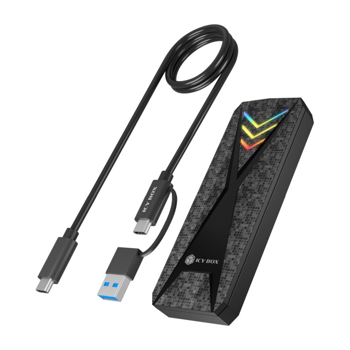 ICY BOX Boîtier externe pour SSD M.2 NVMe SPADE-CASE