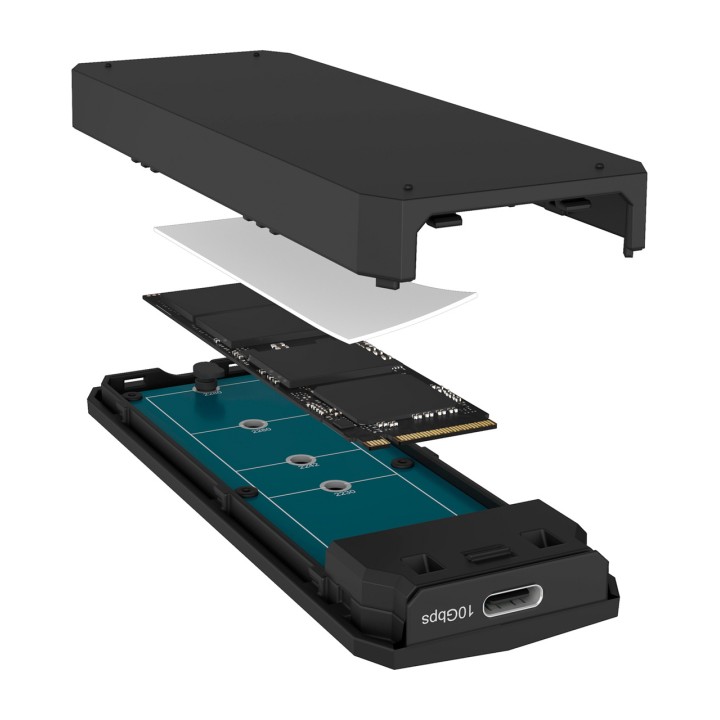 ICY BOX Caixa externa para SSD M.2 NVMe SPADE-CASE